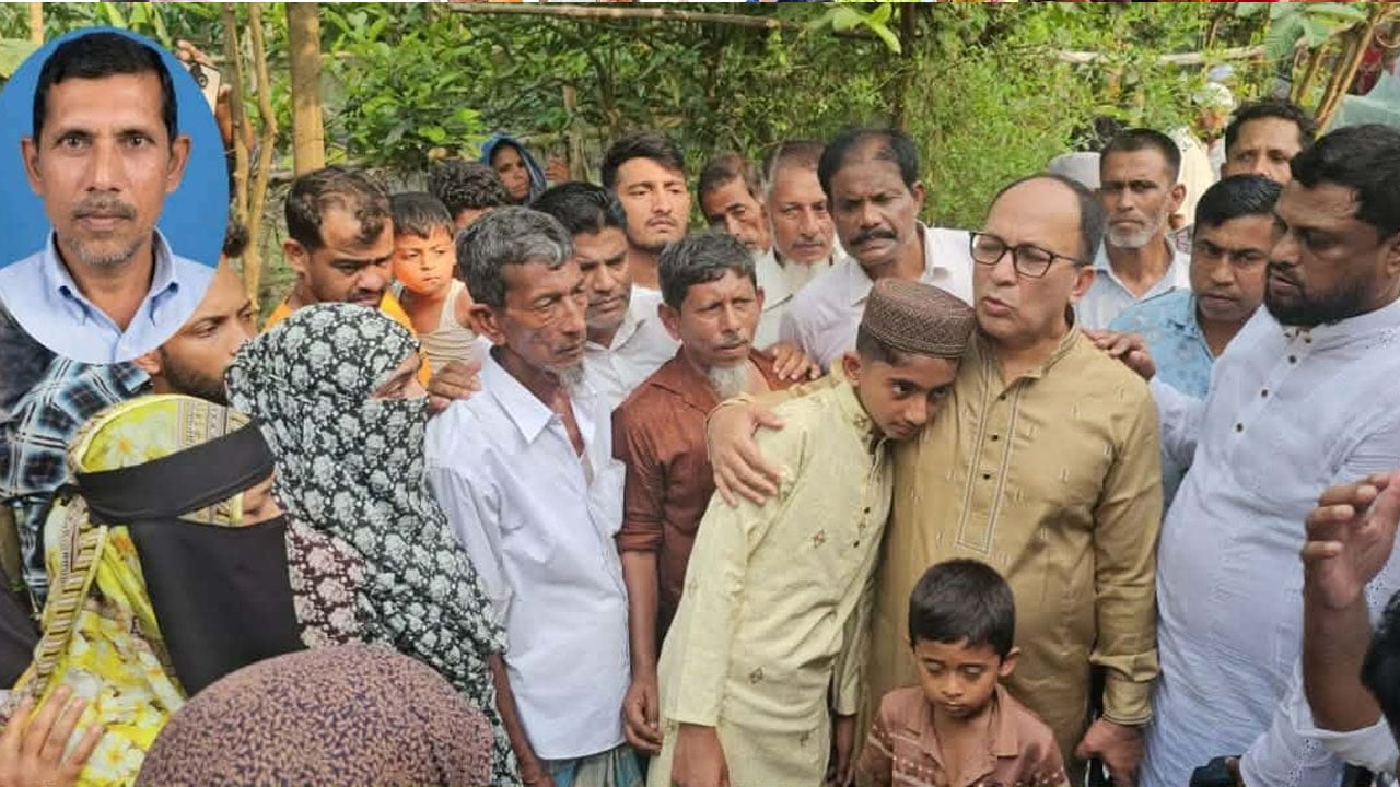 দুবাইয়ে মিসাইল হামলায় নিহত শাহ আলমের পরিবারের পাশে হাজী জসিম এমপি
