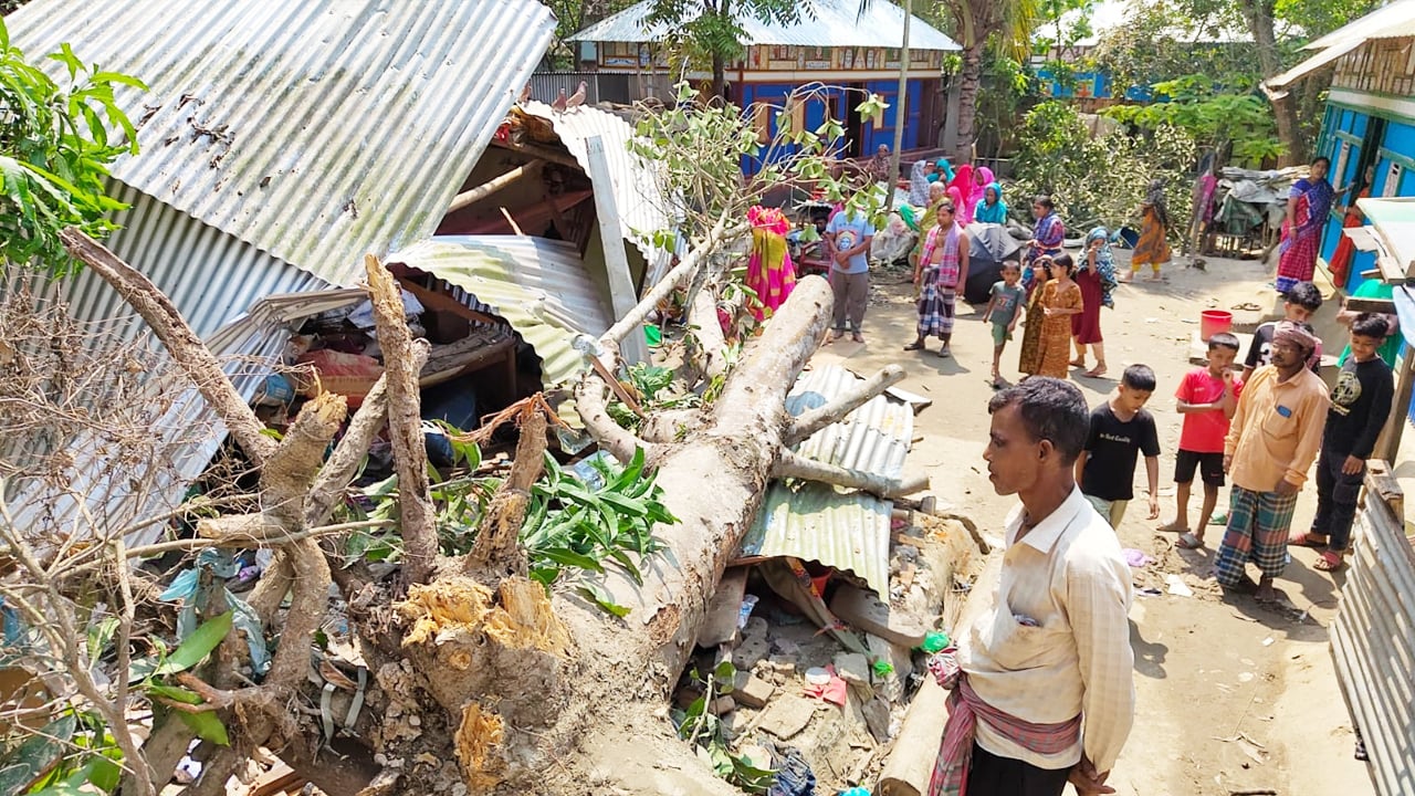 মুরাদনগরে ঝড়ে গাছ চাপা পড়ে নারীর মৃত্যু