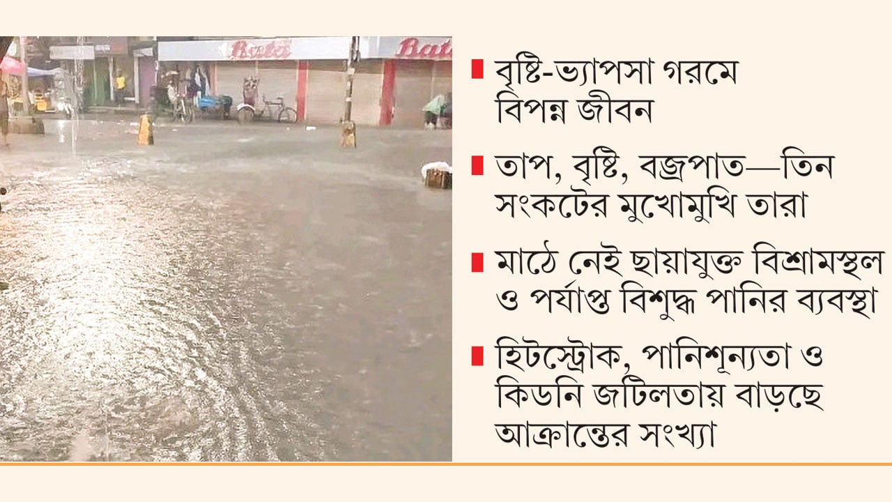 ময়মনসিংহ অঞ্চলে শ্রমজীবী মানুষের স্বাস্থ্যঝুঁকি বাড়ছে
