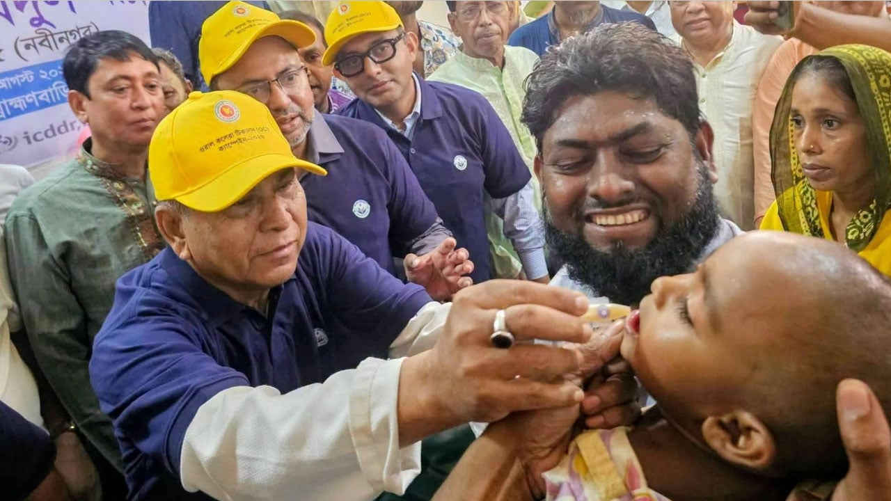 নবীনগরে ওরাল কলেরা টিকা ক্যাম্পেইন কার্যক্রম শুরু