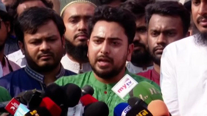 আওয়ামী লীগের রাজনীতি করার অধিকার নেই: নাহিদ ইসলাম