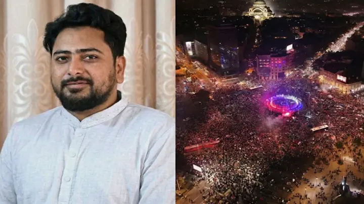 সার্বিয়ায় ছাত্র আন্দোলনের বিজয়, নাহিদ ইসলামের অভিনন্দন