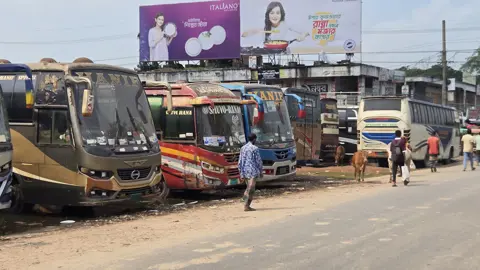 নওগাঁয় আবারও অনির্দিষ্টকালের বাস ধর্মঘট, চরম ভোগান্তিতে যাত্রীরা