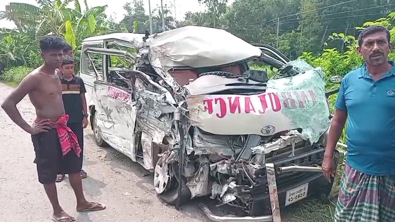স্বামীর লাশ নিয়ে বাড়ি ফেরা হলো না গৃহবধূর