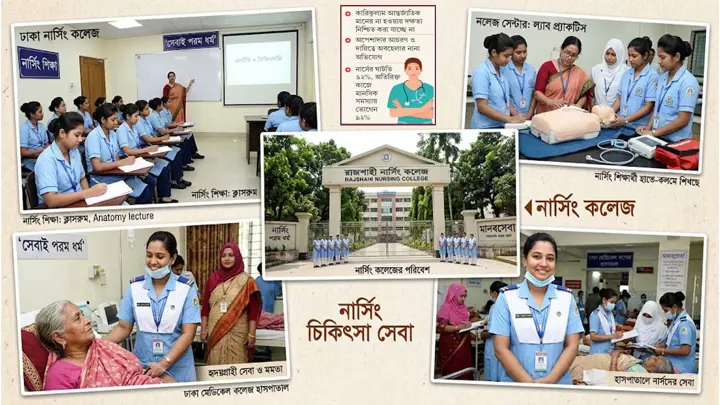 নার্সিং প্রতিষ্ঠান বাড়লেও গুণগত মান নিয়ে প্রশ্ন