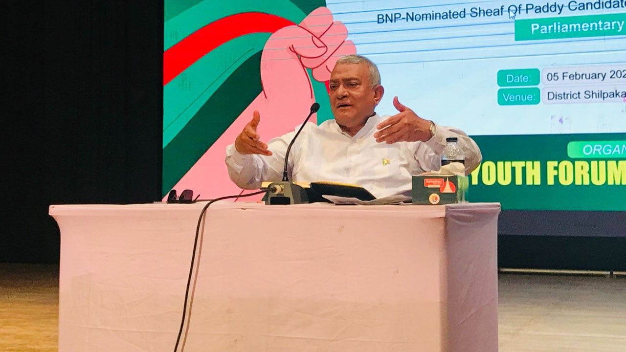 মৌলভীবাজারে সব গ্যাং মনু নদে ভেসে যাবে: নাসের রহমান