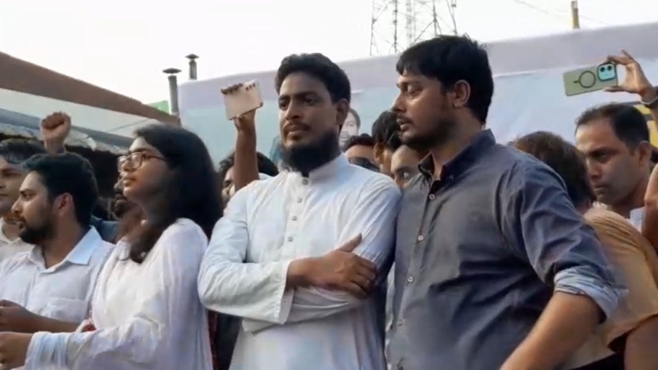 রাজবাড়ী পৌঁছেছেন এনসিপির কেন্দ্রীয় নেতারা