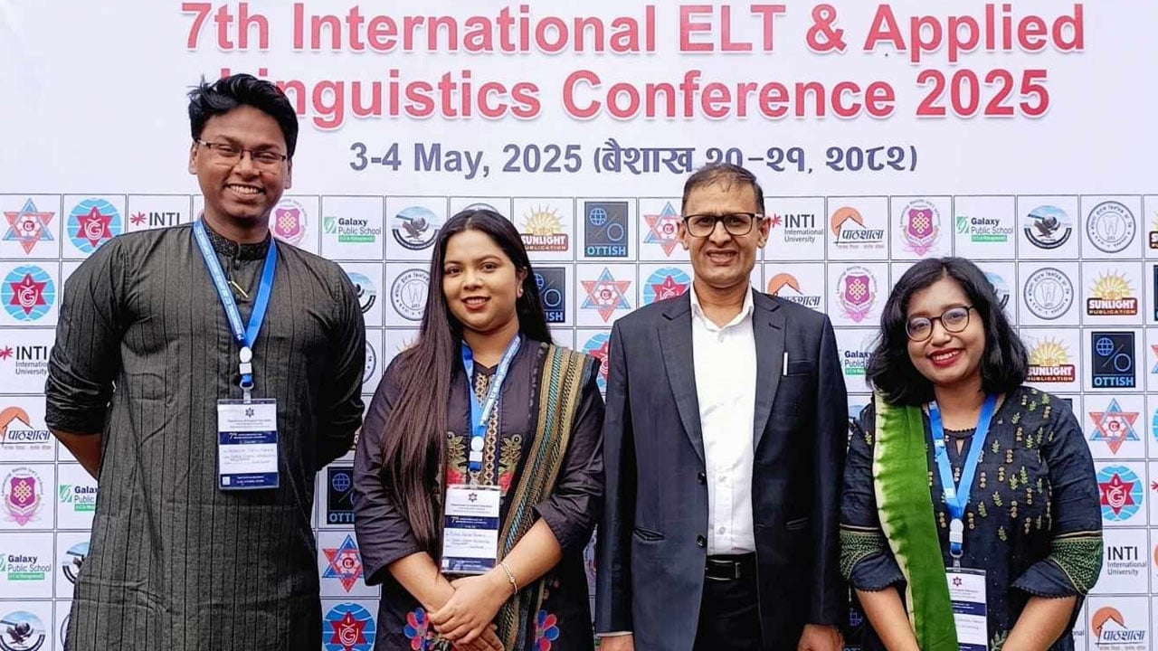 নেপালে ৭ম আন্তর্জাতিক লিঙ্গুইস্টিকস কনফারেন্সে বাংলাদেশের তিন প্রভাষক