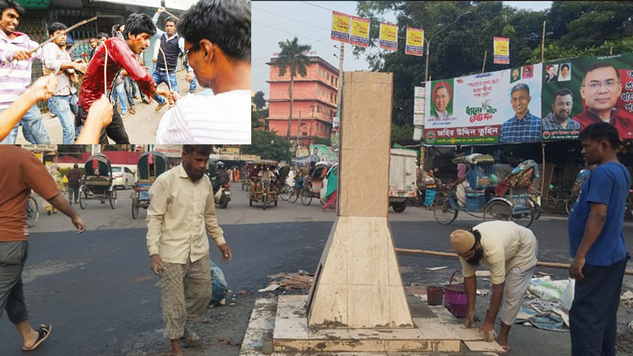 বিশ্বজিৎ দাস স্মরণে পুরান ঢাকায় নির্মিত হচ্ছে স্মৃতিস্তম্ভ