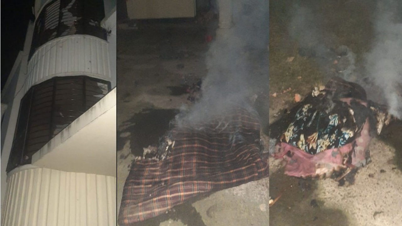 নোয়াখালীতে সাবেক সেনাপ্রধানের বাড়িতে হামলা অগ্নিসংযোগ
