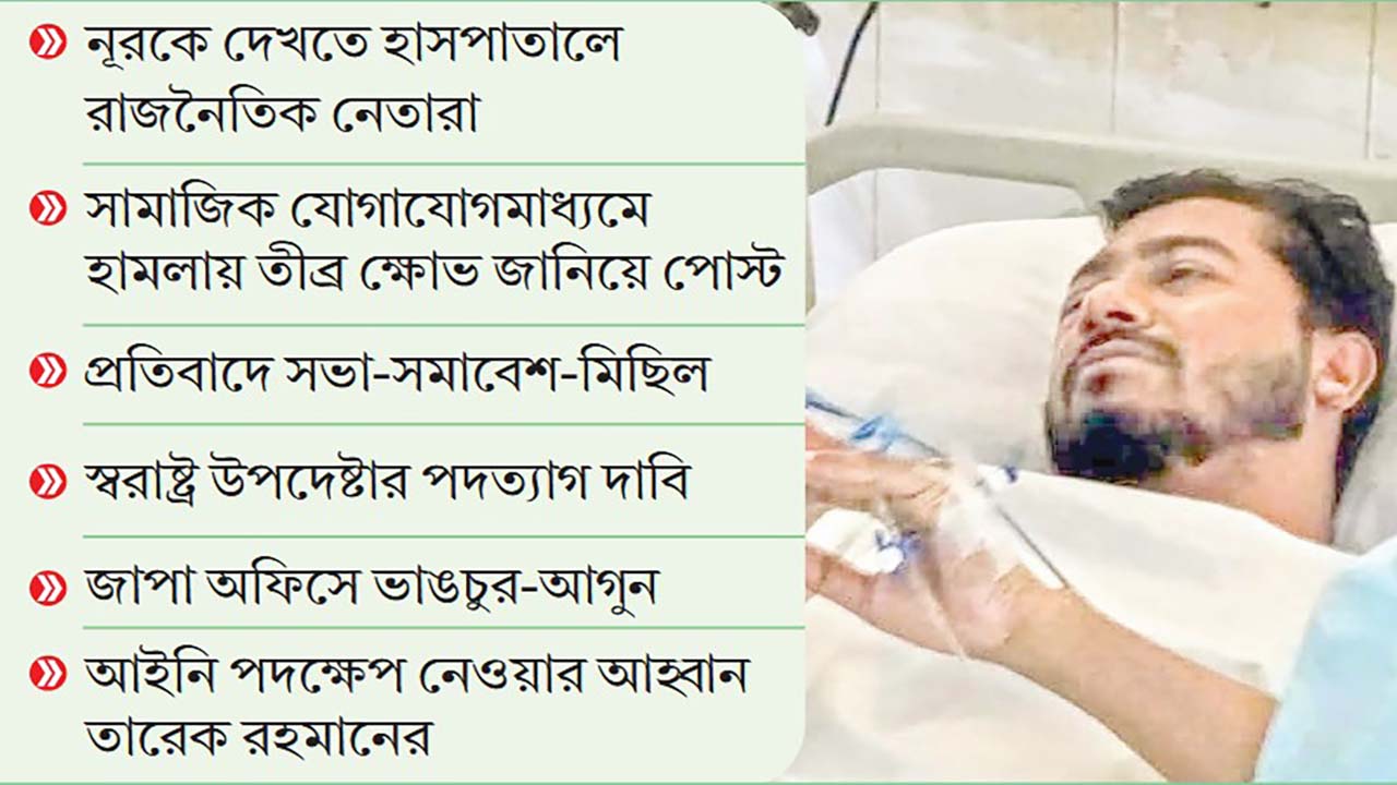 নিরাপত্তা বাহিনীর বেপরোয়া হামলার বিরুদ্ধে ক্ষুব্ধ প্রতিবাদ
