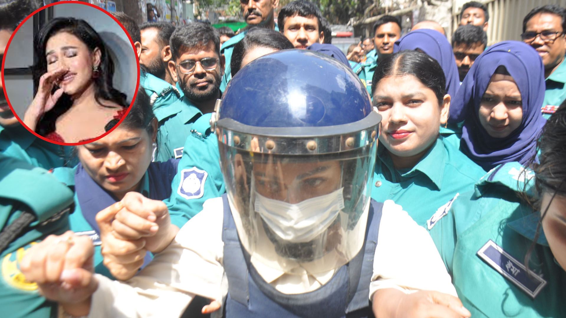 এজলাসে কাঁদলেন নুসরাত ফারিয়া