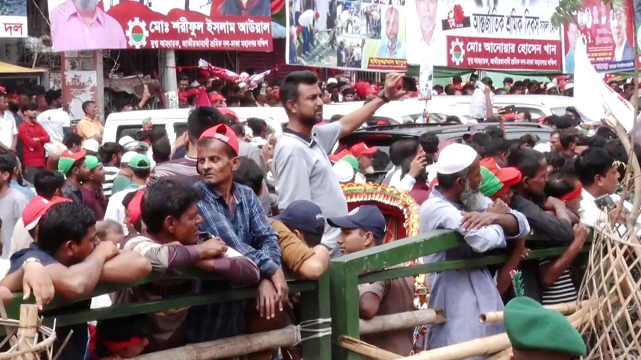 মে দিবসে নয়াপল্টনে জনস্রোত, সমাবেশে যোগ দিচ্ছেন নেতাকর্মীরা