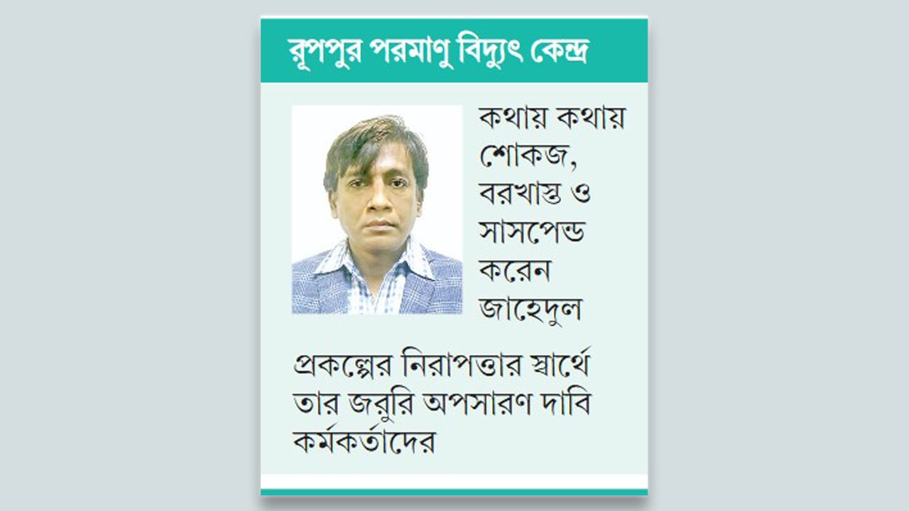 বিতর্কিত ড. জাহেদুলকে এমডি নিয়োগ