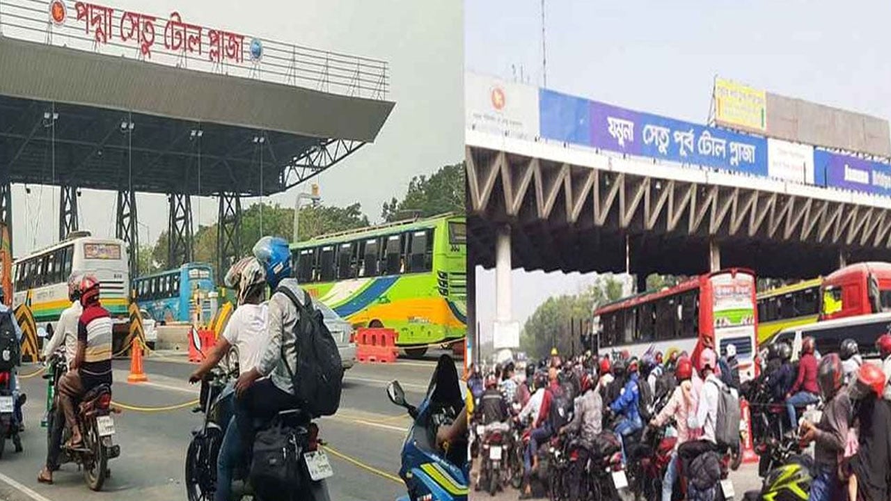 পদ্মা-যমুনা সেতুতে টোল আদায়ের নতুন মাইলফলক