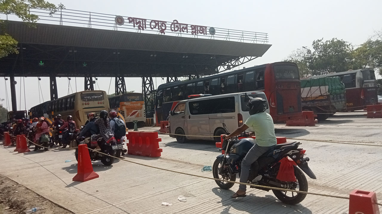 পদ্মা সেতুতে টোল আদায়ে পঞ্চম রেকর্ড