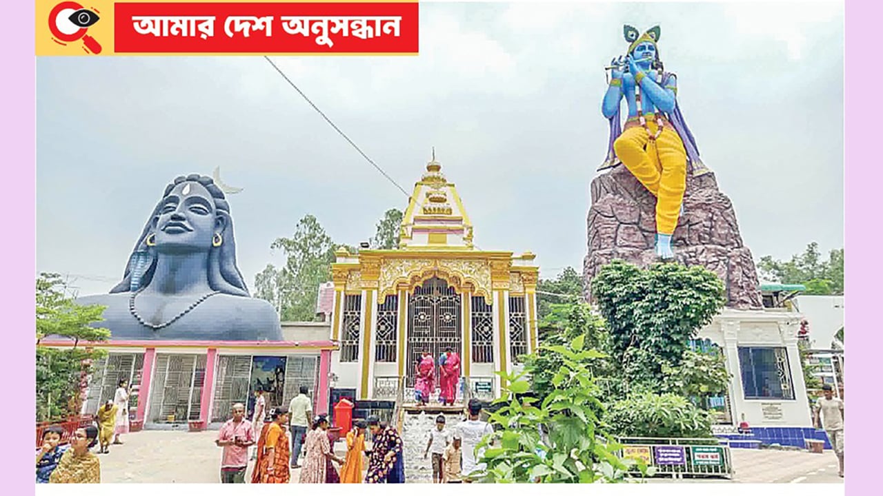 পলাশবাড়ীতে বিশাল বিশাল মূর্তি নির্মাণের নেপথ্যে কী