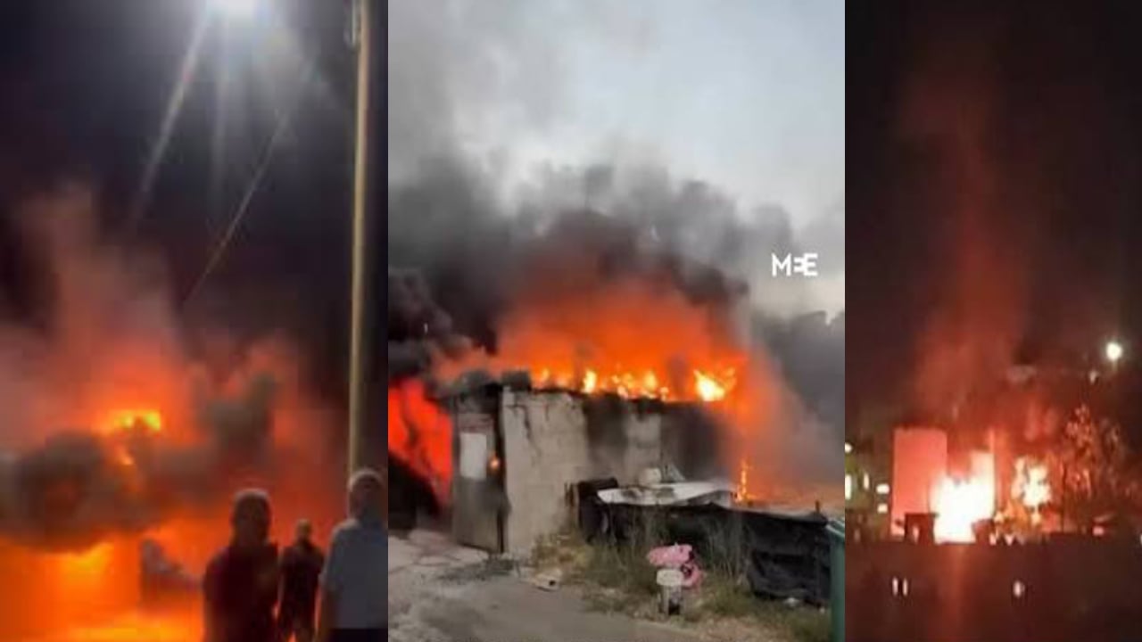 ঘুমন্ত ফিলিস্তিনিদের পুড়িয়ে মারতে বাড়িতে আগুন দিচ্ছে ইসরাইলিরা