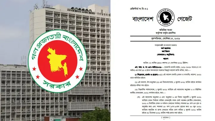 নতুন পে স্কেলের প্রজ্ঞাপন জারি, বাস্তবায়ন তিন ধাপে