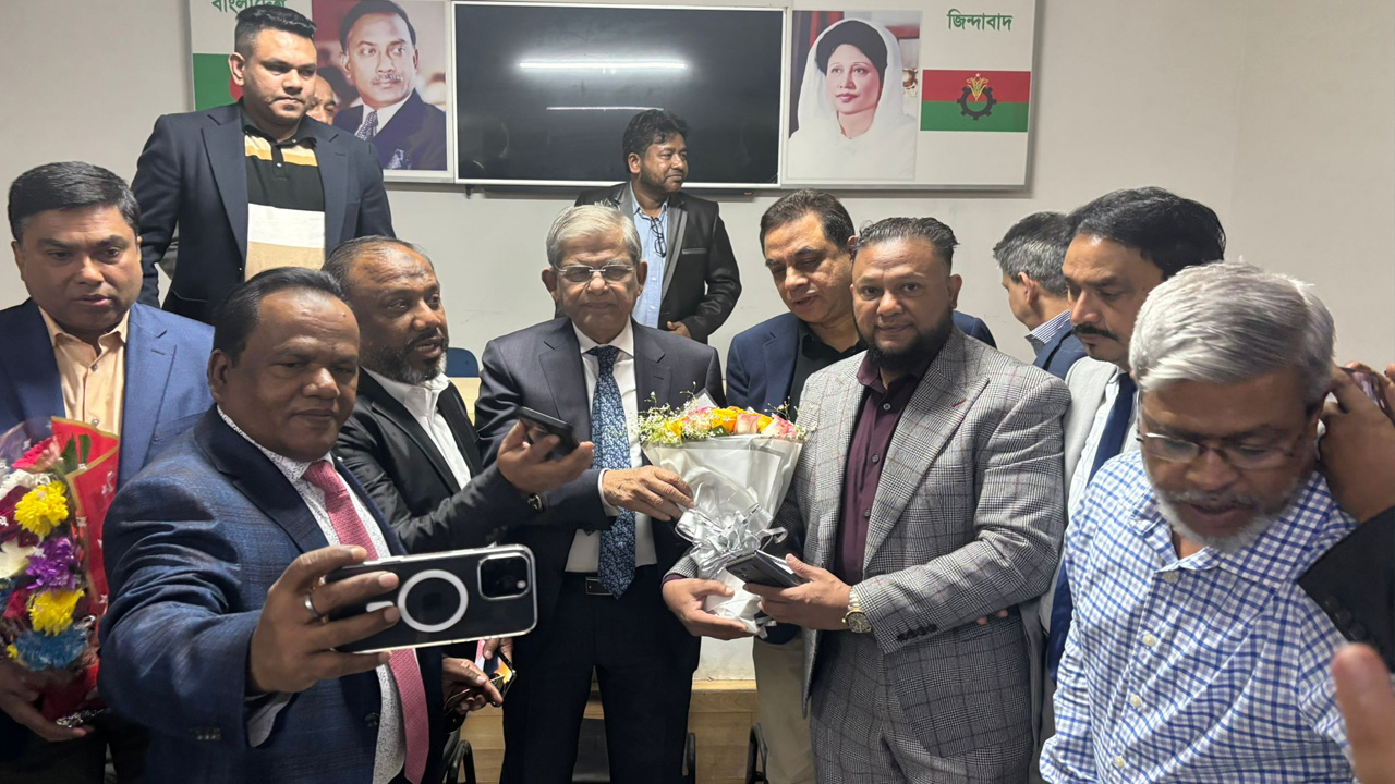 ফখরুলের সঙ্গে যুক্তরাষ্ট্র বিএনপি নেতাদের সাক্ষাৎ