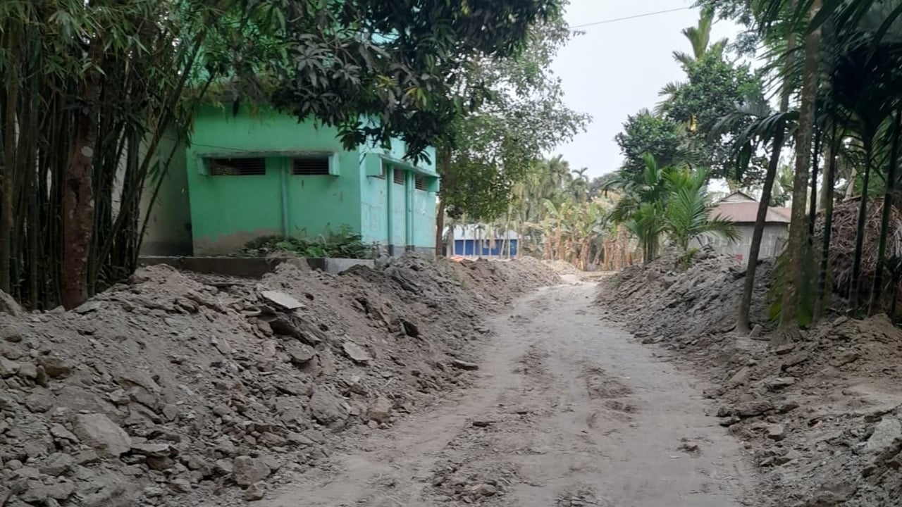 ভূরুঙ্গামারী সীমান্তে সড়ক নির্মাণে বিএসএফের বাধা