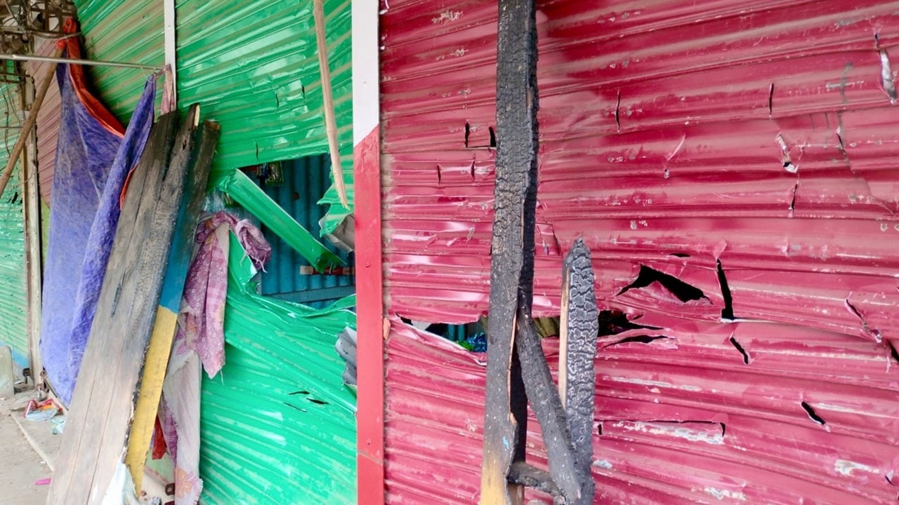 হাইমচরের বাংলাবাজারে হামলা লুটপাট, আতঙ্কে ব্যবসায়ীরা