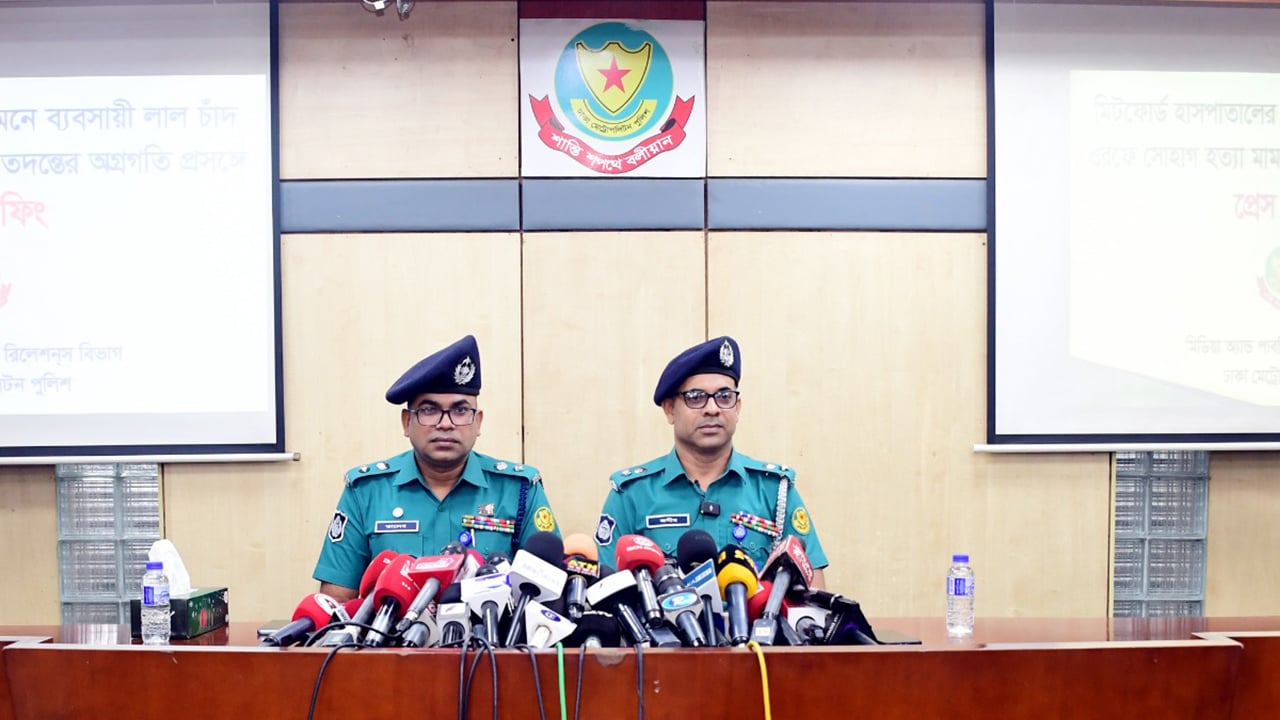 ব্যবসায়িক দ্বন্ধে খুন হন সোহাগ, পুলিশের ব্রিফিং