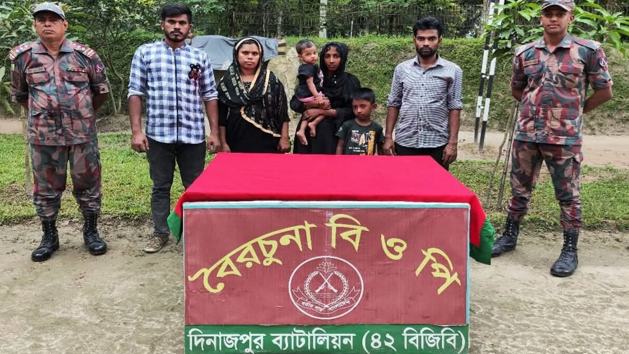 পীরগঞ্জে আরো ৬ জনকে বিএসএফের পুশইন