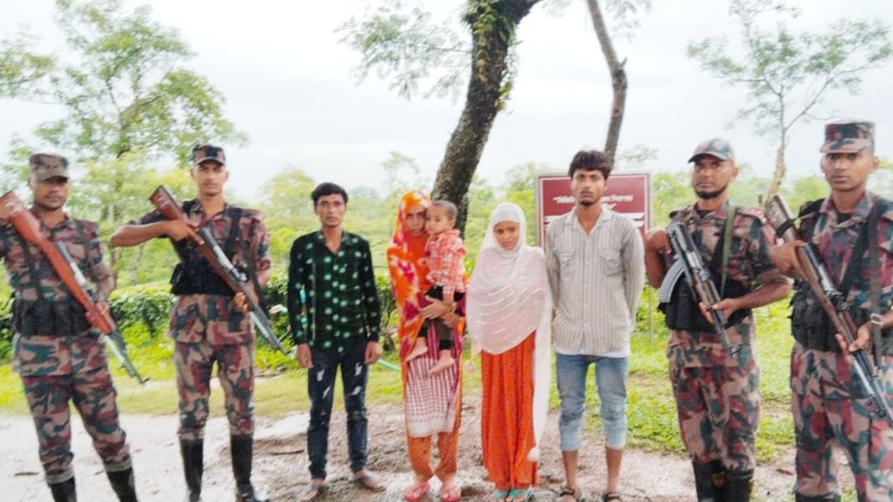 মৌলভীবাজার সীমান্তে ভারত থেকে ২৯ জনকে পুশইন