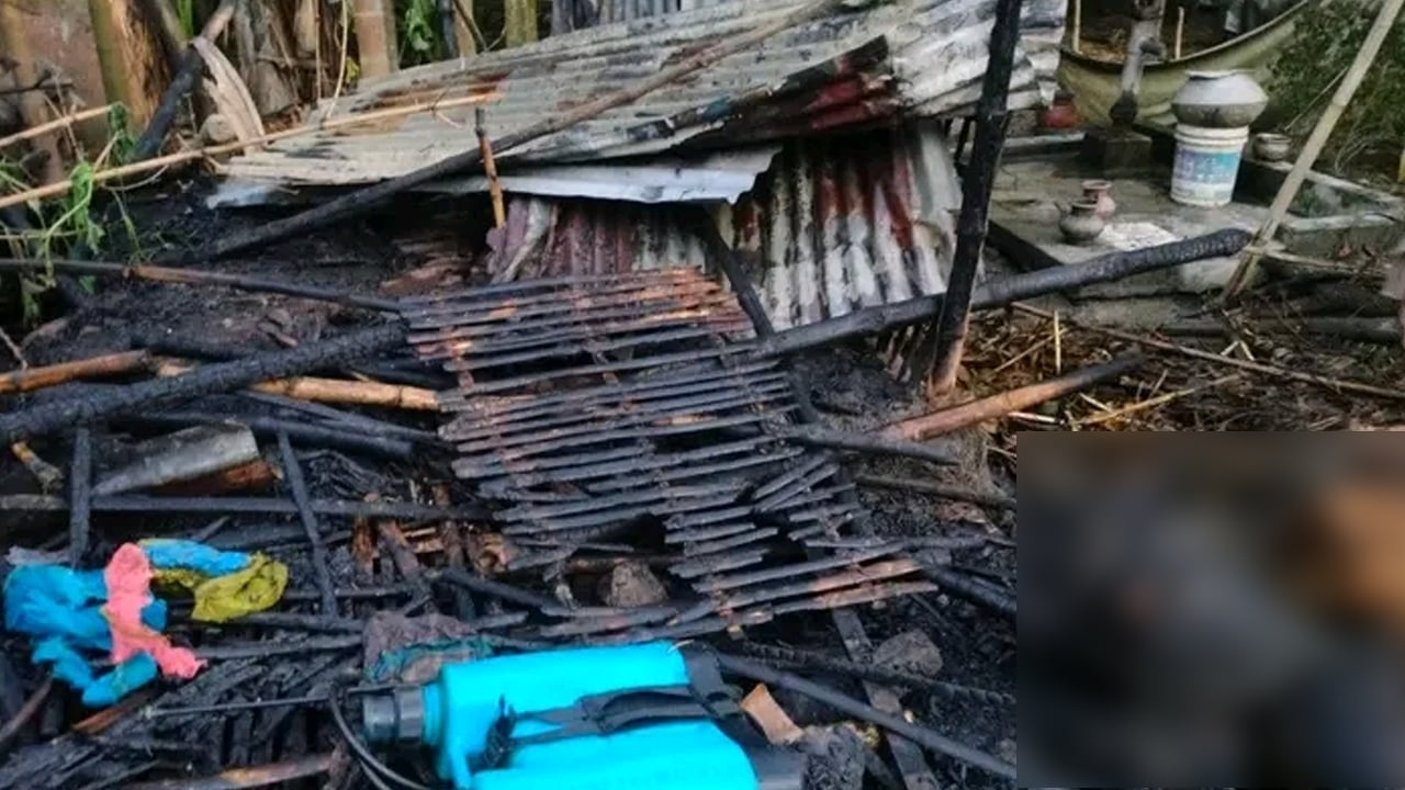 পুঠিয়ায় ভয়াবহ অগ্নিকাণ্ডে তিন বাড়ি ভস্মীভূত