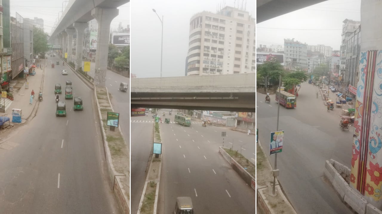 ঈদের দ্বিতীয় দিনে রাজধানী অনেকটাই ফাঁকা