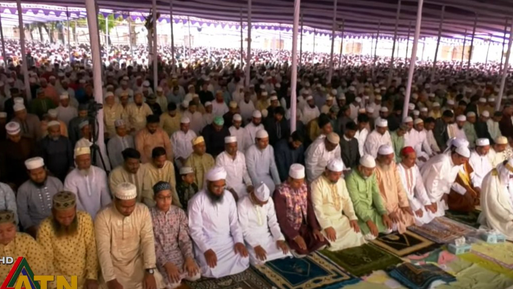 রাজশাহীতে ঈদের প্রধান জামাত অনুষ্ঠিত
