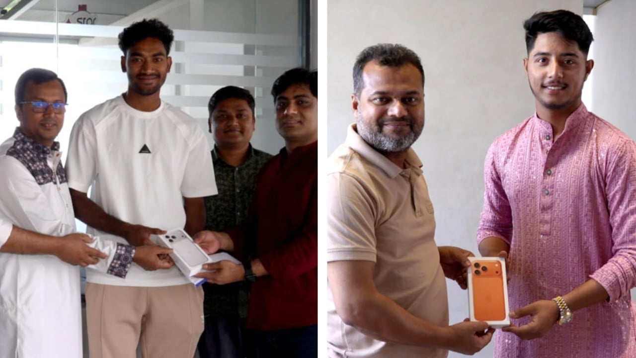 বিপিএল চ্যাম্পিয়ন রাজশাহীর ঈদ উপহার, আইফোন