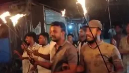 এমপি সেলিমকে লিগ্যাল নোটিশের প্রতিবাদে রামগঞ্জে ছাত্রদলের মশাল মিছিল
