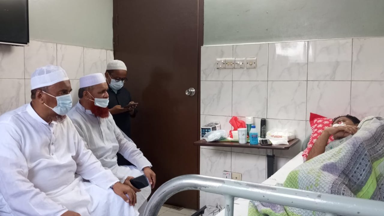 সাংবাদিক শফিক মুন্সির শারীরিক অবস্থার খোঁজ নিলেন মাওলানা জালালুদ্দীন আহমদ