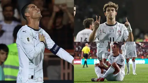 পর্তুগালের জয়ের দিনে ইংল্যান্ডের চারে চার