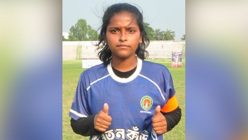 তিন ম্যাচেই হ্যাটট্রিক লালপুরের বিস্ময়বালিকা আলেয়ার