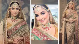 অসুস্থতা কাটিয়ে কনের সাজে নতুন চমক সাদিয়া আয়মানের