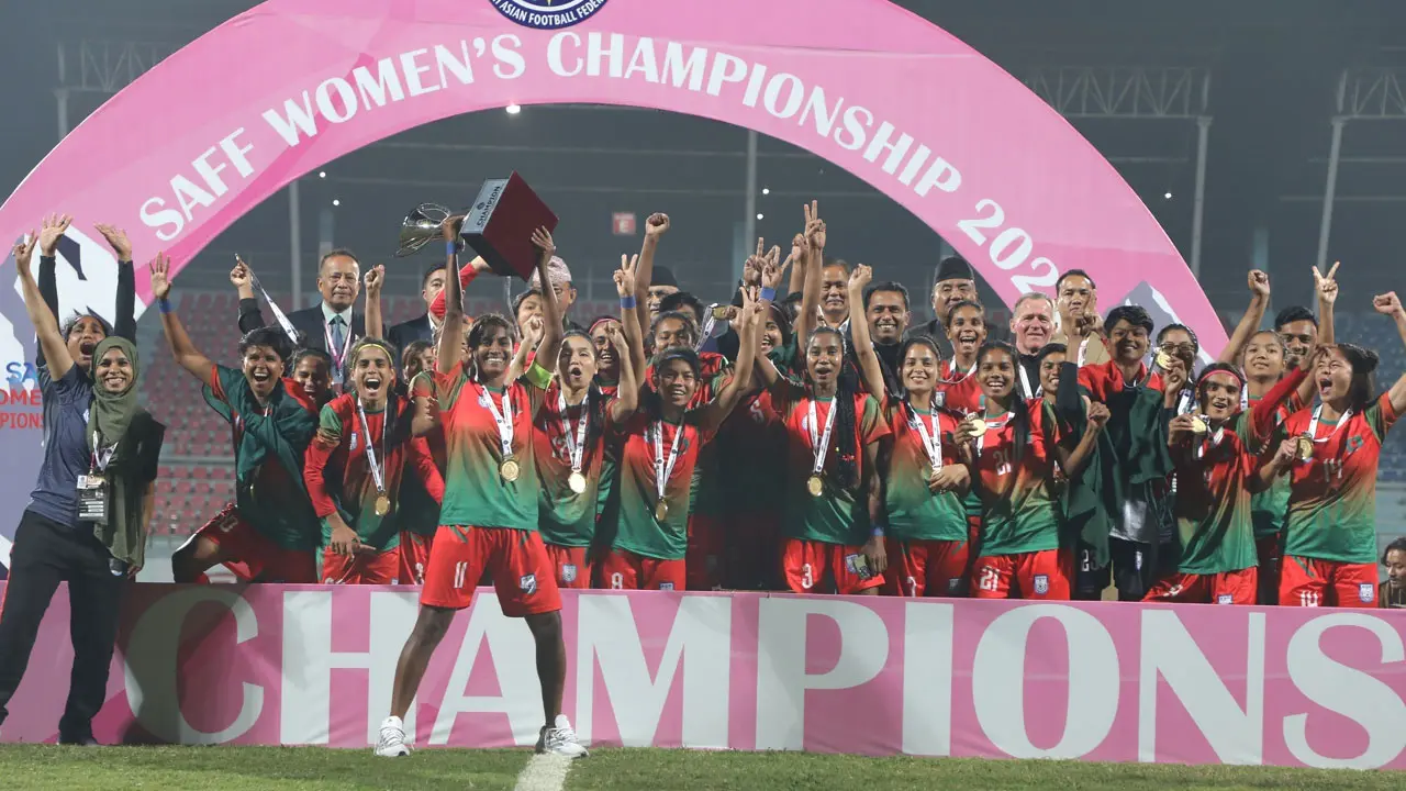 সাফ নারী চ্যাম্পিয়নশিপে ভারতের গ্রুপে বাংলাদেশ