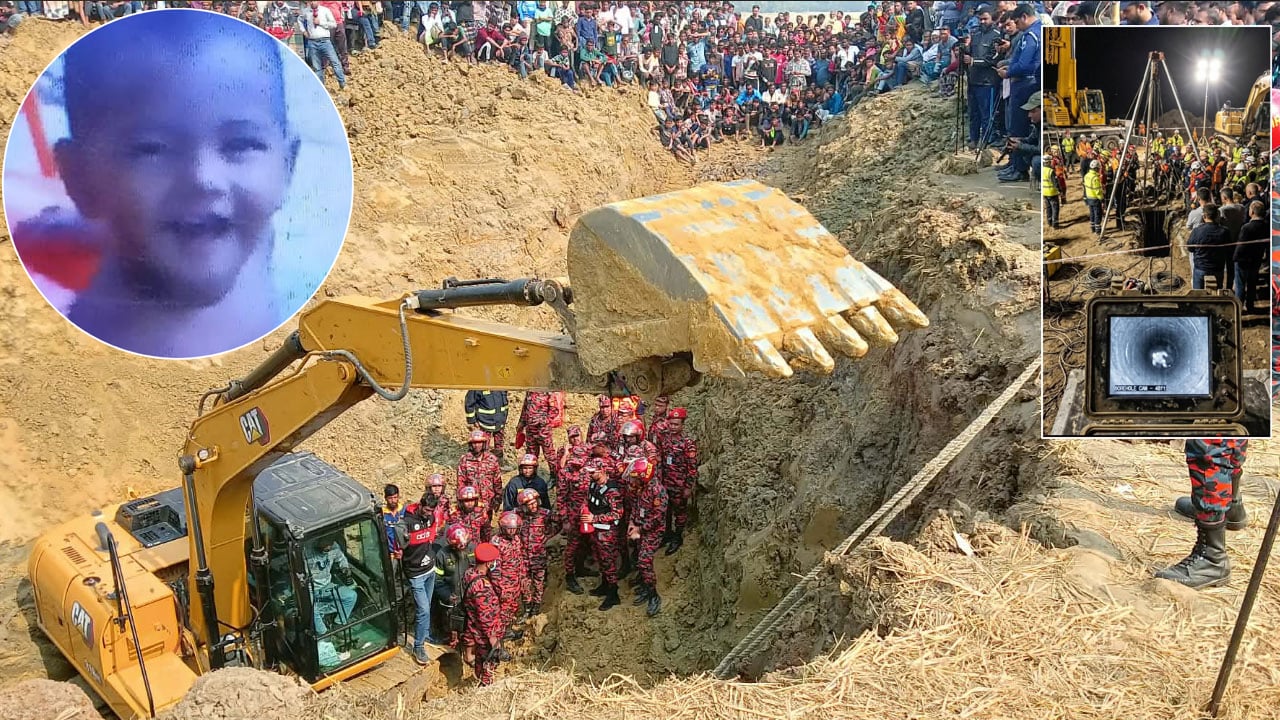 ৩২ ঘণ্টা পর জীবিত উদ্ধার সেই শিশু সাজিদ