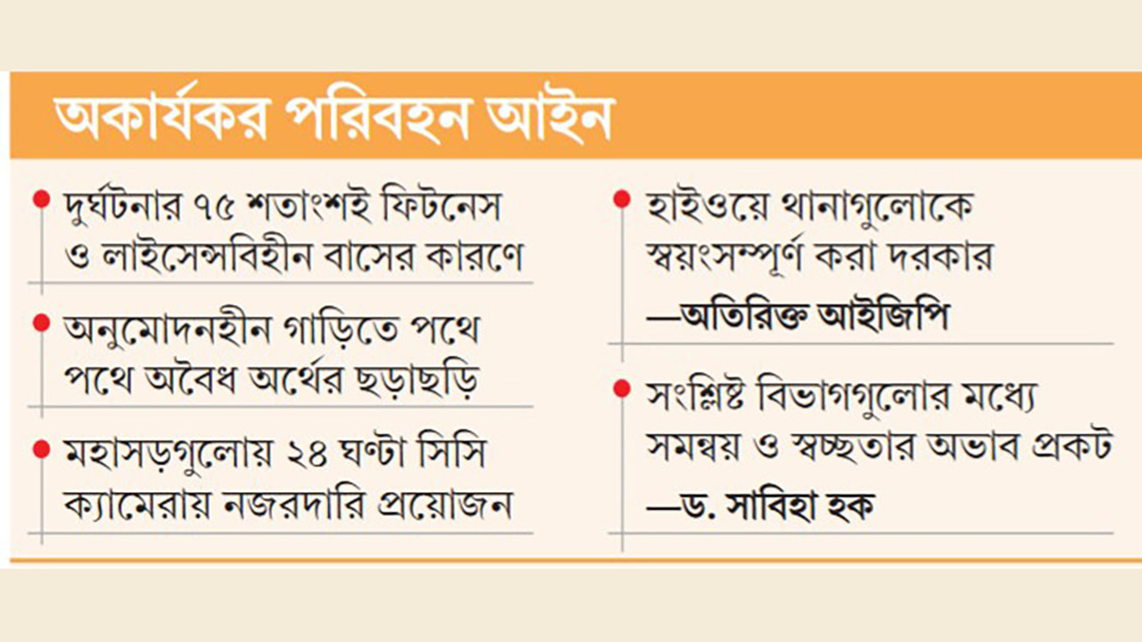 সড়কে নৈরাজ্য থামছে না, মূল কারণ বিচারহীনতা