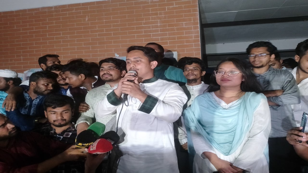 ভালো মানুষকে নির্বাচিত করলেই জুলাই অভ্যুত্থান সার্থক
হবে: সারজিস আলম