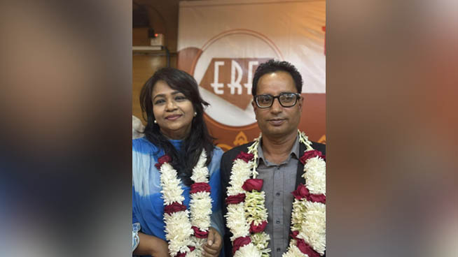 ইআরএফের নতুন সভাপতি মালা, সম্পাদক কাশেম