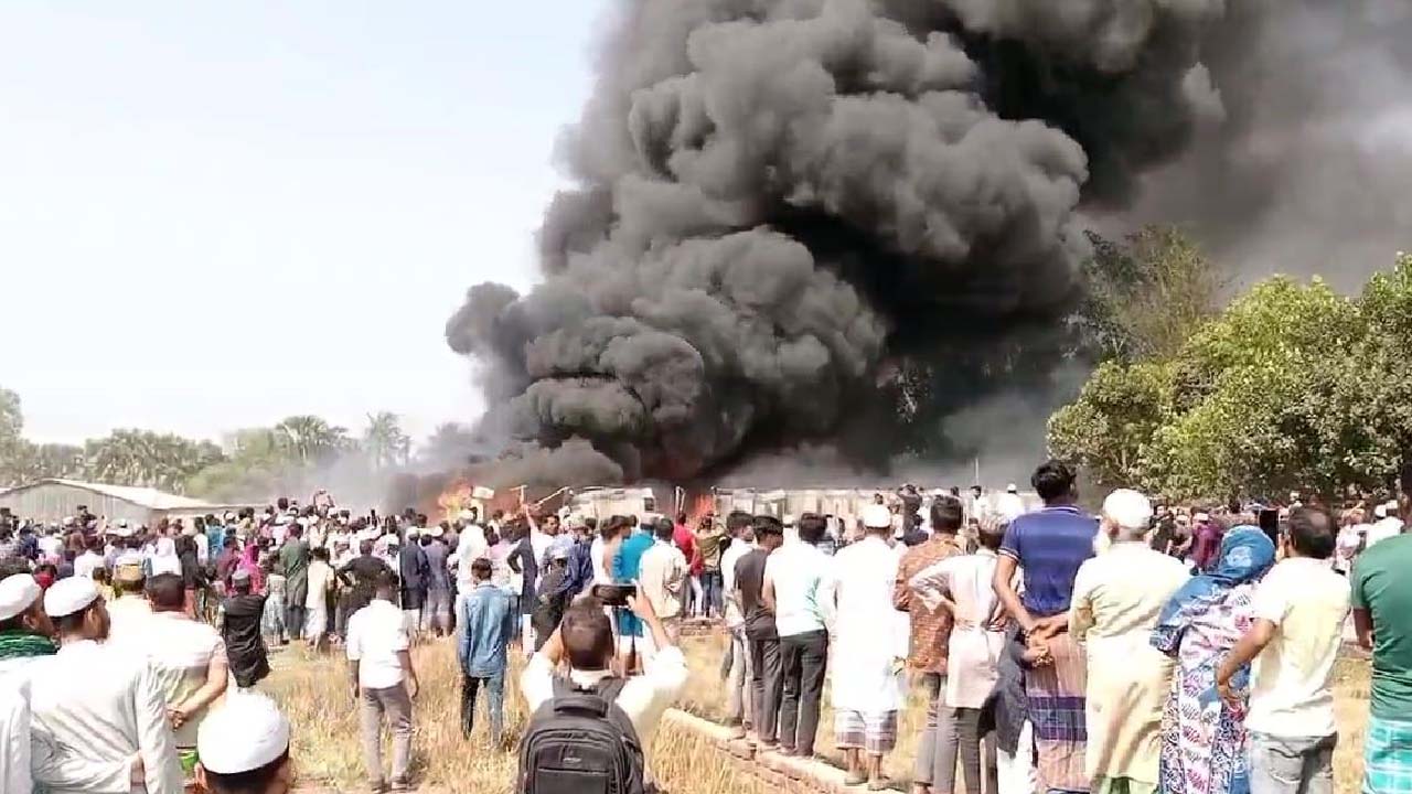 আশুলিয়ায় ঝুটের গোডাউনের আগুন নিয়ন্ত্রণে