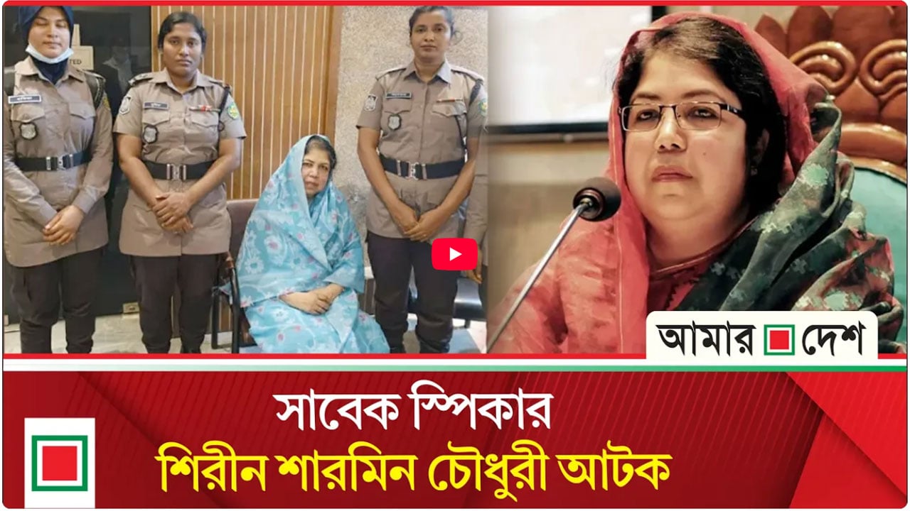 আটকের পর ডিবি কার্যালয়ে নেওয়া হয়েছে শিরীন শারমিনকে