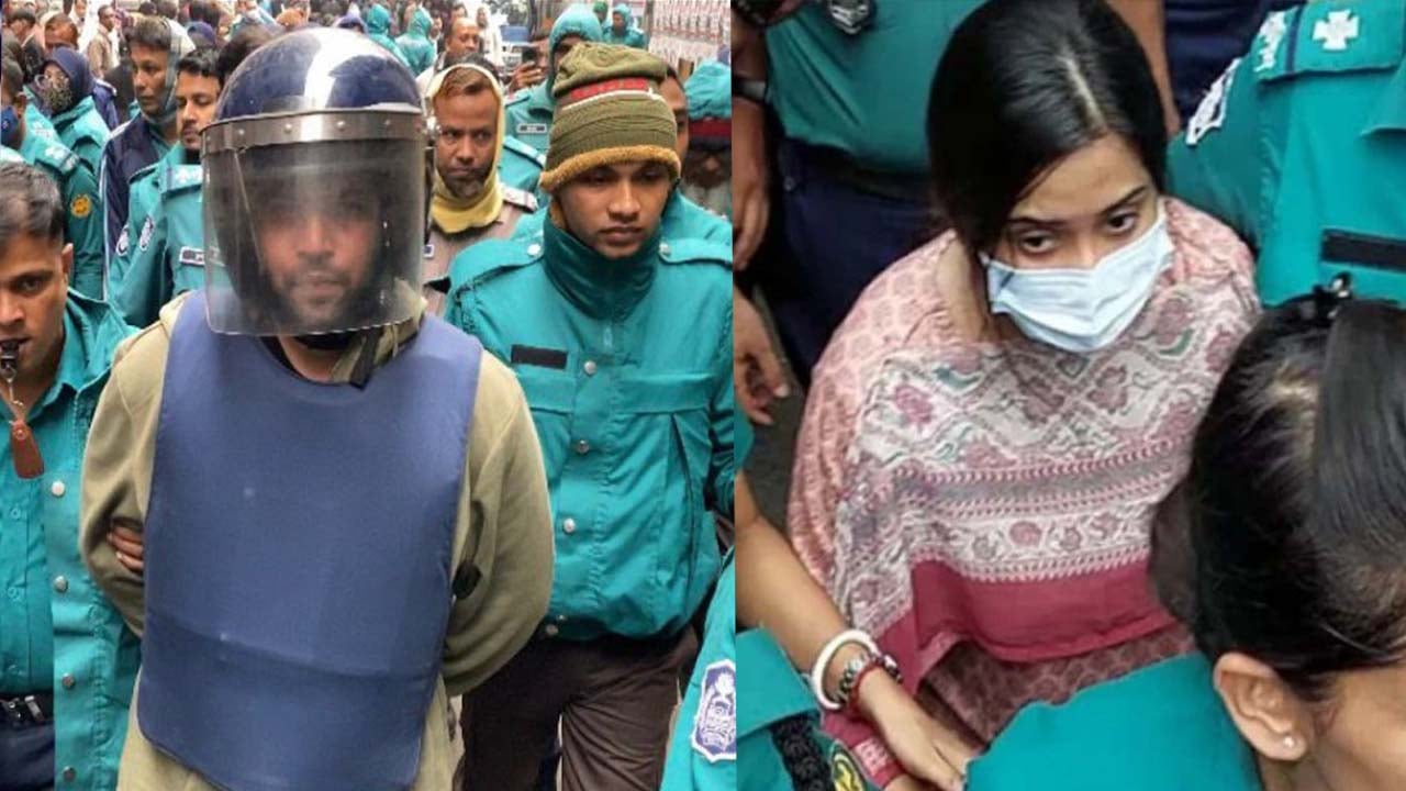 সন্ত্রাস বিরোধী আইনের মামলায় স্ত্রীসহ মেজর সাদেকুল ৫ দিনের রিমান্ডে