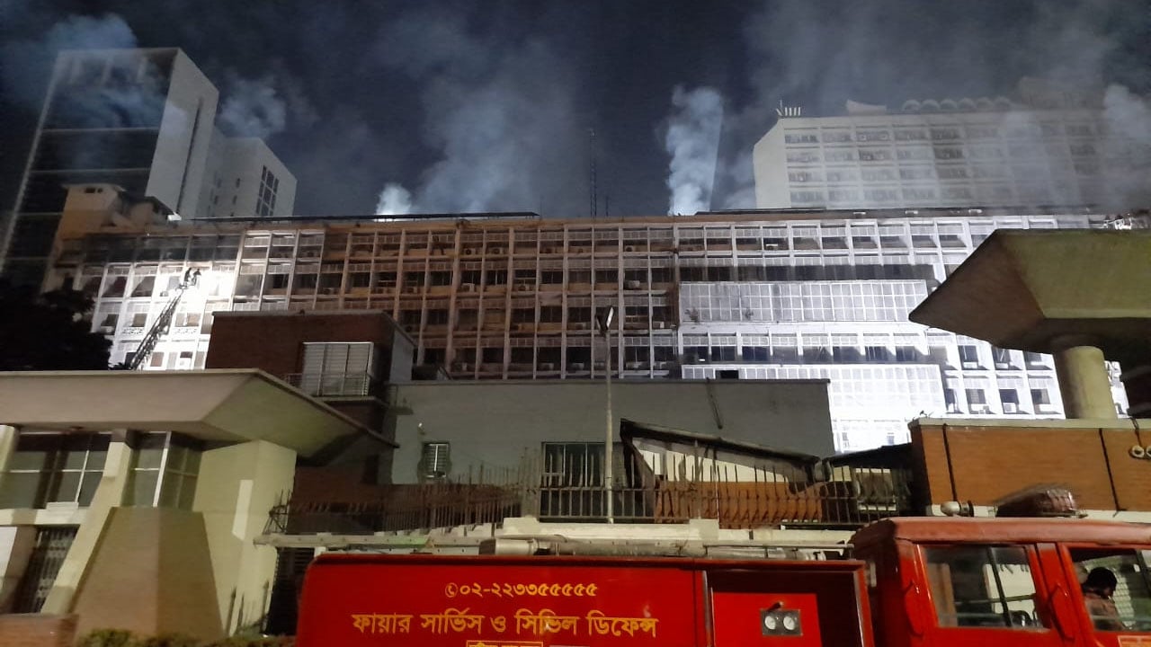 আগুনে সন্দেহ নাশকতা
