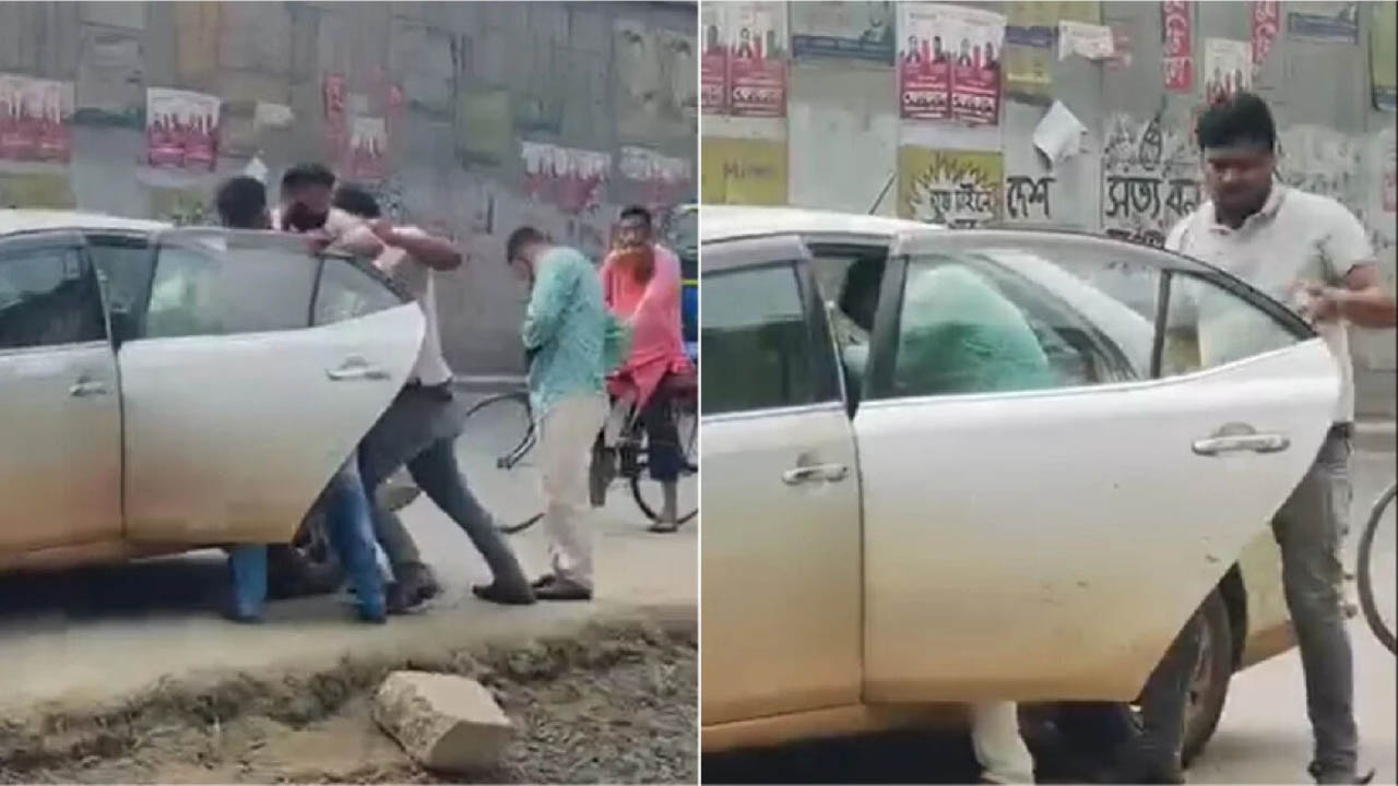 রাজধানীতে প্রকাশ্যে যুবককে তুলে নেওয়ার ভিডিও ভাইরাল