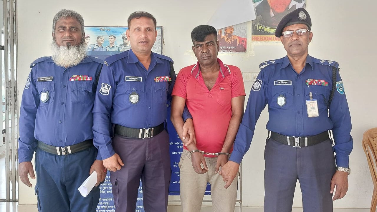 সাঘাটায় মাদক কারবারি জাহাঙ্গীর গ্রেপ্তার