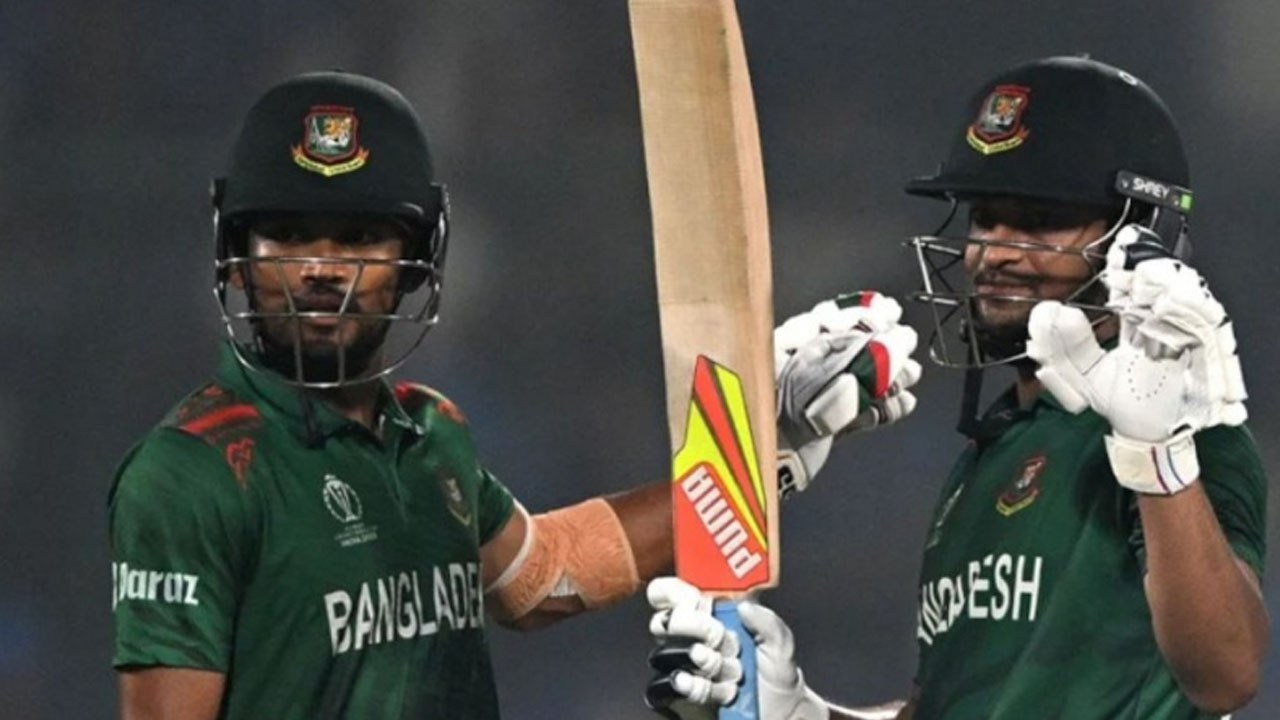 সাকিবকে মিস করার প্রশ্নে শান্তর উত্তর দুই শব্দে